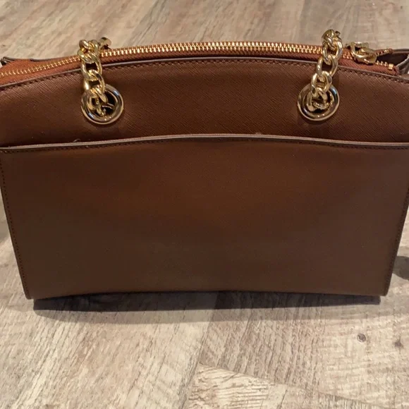 Calvin Klein Brown leather Hayden Bag~ NWT - Picture 4 of 7